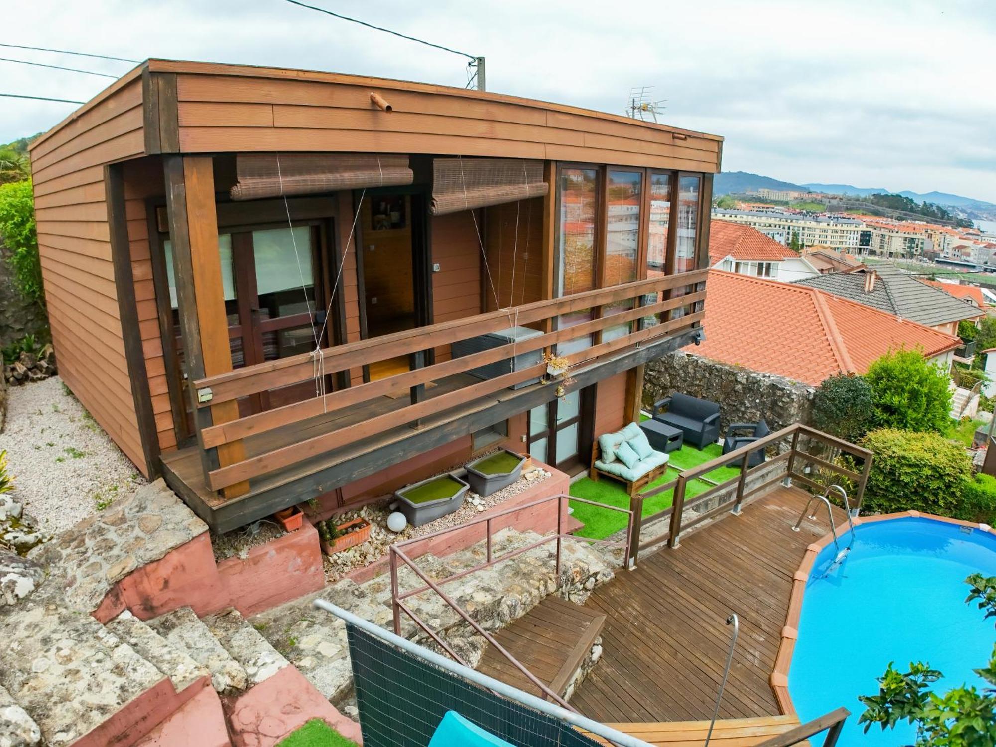Cabana Vila Do Mar Baiona Exterior foto