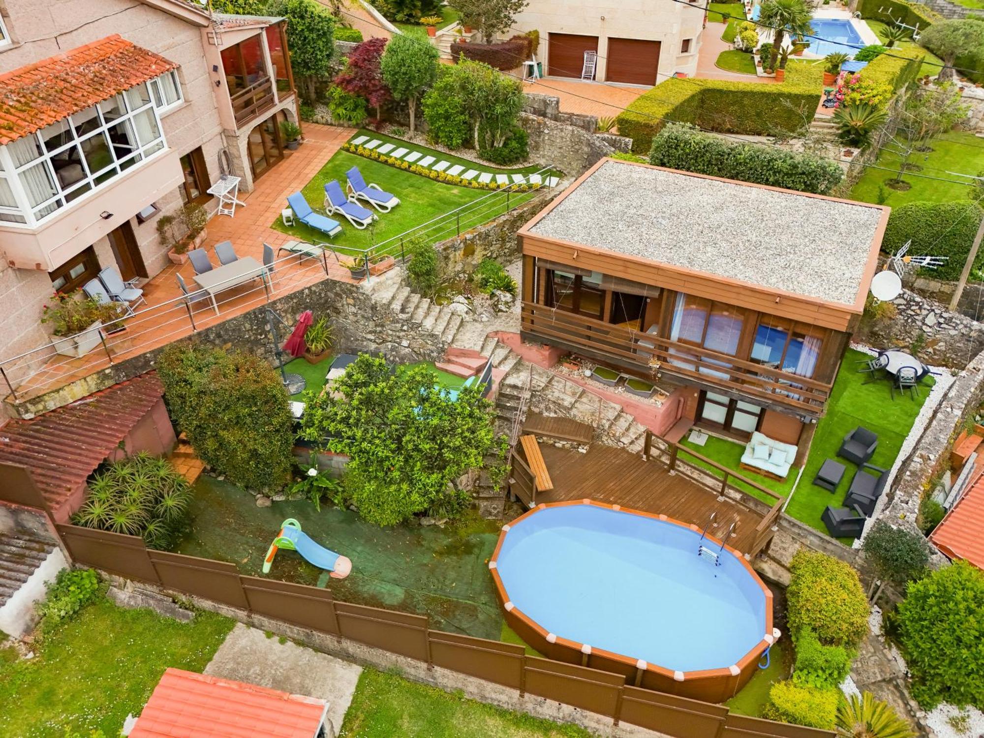 Cabana Vila Do Mar Baiona Exterior foto
